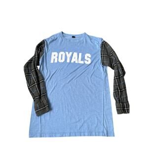 Royals Hamilton Southeastern Upcycled Flannel Long Sleeve